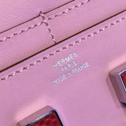 Light Pink Constance Wallet Rose Gold Hardware