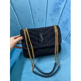 Niki Bag - Black, Matelassé...
