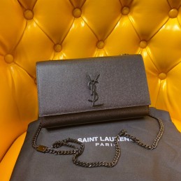 Kate Bag - Grey, Grained...