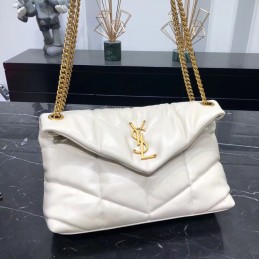 LouLou Puffer Bag - White,...