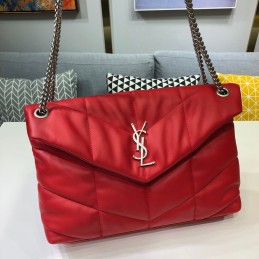 LouLou Puffer Bag - Red,...