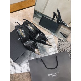 Slingback Pumps - Black,...