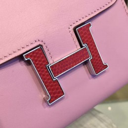 Light Pink Constance Wallet Rose Gold Hardware