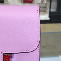 Light Pink Constance Wallet Rose Gold Hardware