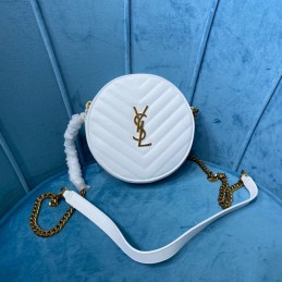 Vinyle Bag - White, Patent...