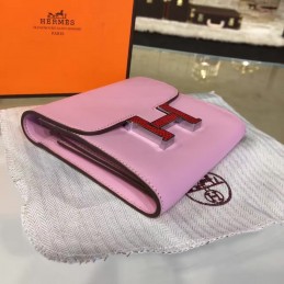 Light Pink Constance Wallet Rose Gold Hardware
