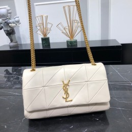 Jamie Bag - White, Leather