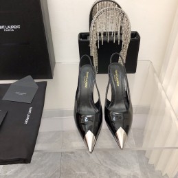 Slingback Pumps - Black,...