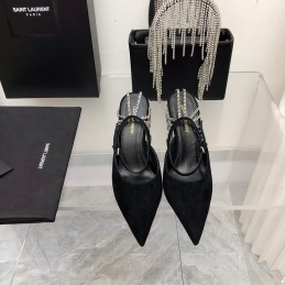Slingback Pumps - Black,...