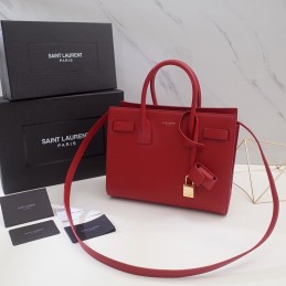 Sac de Jour Bag - Red, Leather
