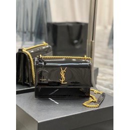 Sunset Bag - Black, Patent...
