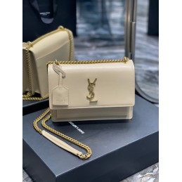 Sunset Bag - Cream, Leather