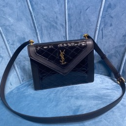Gaby Mini Satchel - Navy,...