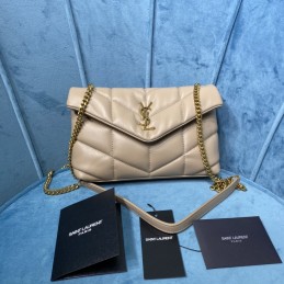 Puffer Toy Bag - Beige,...