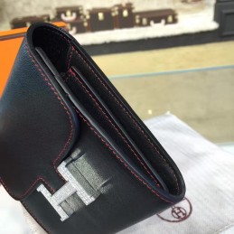 Black Constance Compact Wallet