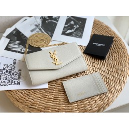 Uptown Wallet - Cream, Leather