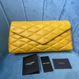 Sade Large Clutch - Yellow,...