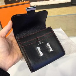Black Constance Compact Wallet