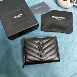 Wallet - Black, Leather...