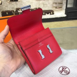 Red Constance Compact Wallet