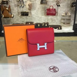 Red Constance Compact Wallet