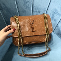 Niki Bag 22cm - Tan, Leather