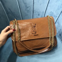 Niki Bag 28cm - Tan, Leather