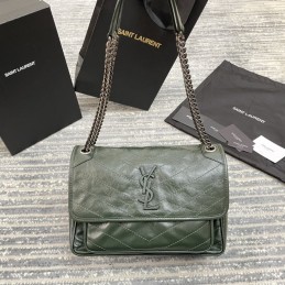 Niki Bag - Olive, Leather...