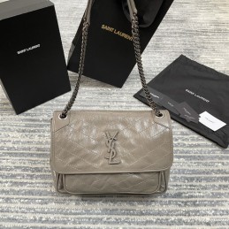 Niki Bag - Taupe, Crinkled...