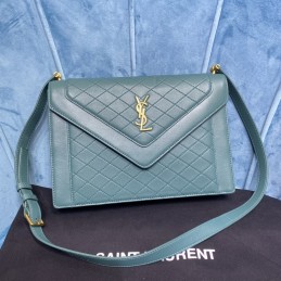 Gaby Satchel - Sage, Leather