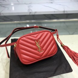 Lou Belt Bag - Red, Leather