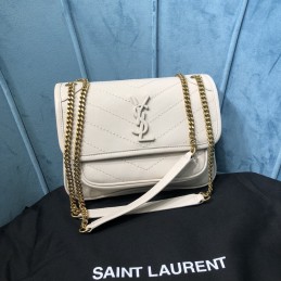 Niki Bag - White, Leather