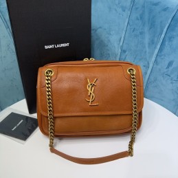 Niki Camera Bag - Tan, Leather