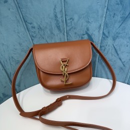 Kaia Small Satchel - Brown,...