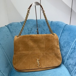 Jamie Large Bag - Tan, Leather