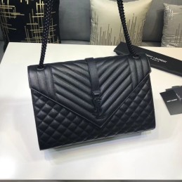 Envelope Large Bag - Black,...
