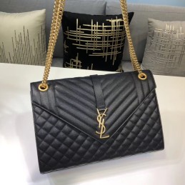 Envelope Large Bag - Black,...
