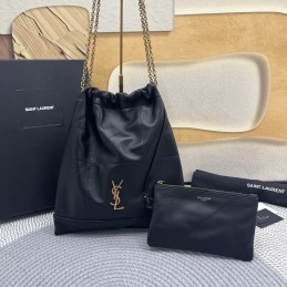 Jamie Pouch - Black, Lambskin