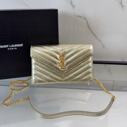 Kate Bag - Gold, Leather