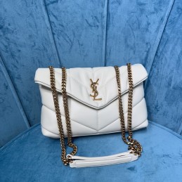 Puffer Toy Bag - White,...