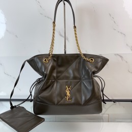 Jamie Tote - Olive, Leather