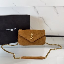 LouLou Mini Bag - Tan, Suede