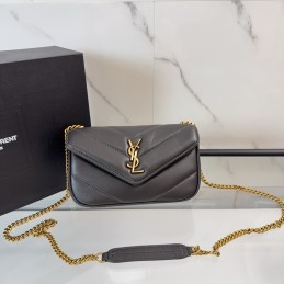 LouLou Mini Bag - Grey,...