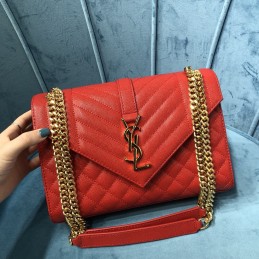 Envelope Bag - Red, Leather