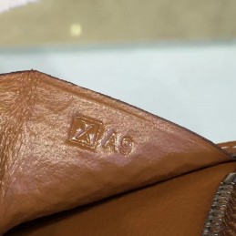 Taupe Bearn Compact Wallet Silver H Hardware