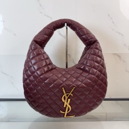 Icare Hobo Bag - Burgundy,...