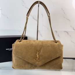 Calypso Large Bag - Tan, Suede