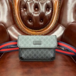 Pocket Belt Bag - Grey, GG...