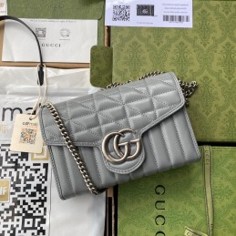 GG Marmont Mini Bag - Grey,...