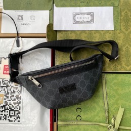 Belt Bag - Black, GG...